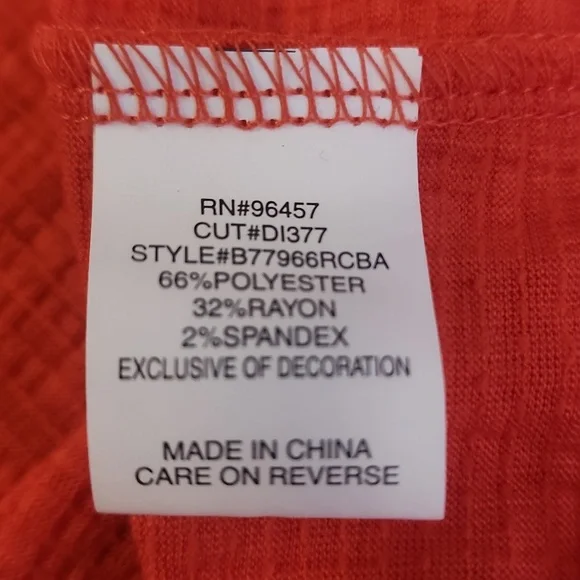 3X NWT Tread & Clover coral Sleavless top. E61 - Picture 6 of 8